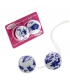 Boules de geisha Spoody Seven fleurs bleues