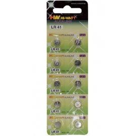 Piles boutons type lr41 par 10