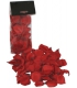 Petales de roses en tissus rouge