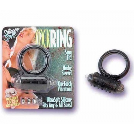 Cockring vibrant noir-