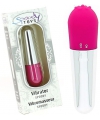 Stimulateur vibrant Pleasure pourpre/argent - 10,5 cm