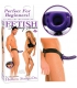 Gode ceinture creux Hollow Strap on Purple