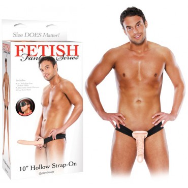 Gode ceinture creux extra long fetish fantasy - 26 cm