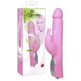 Vibromasseur smile bunny rose-