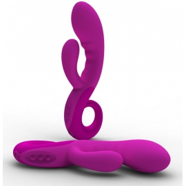 Vibromasseur rechargeable rabbit hedone cupid rose - 7 vitesses