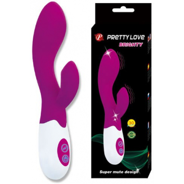 Vibromasseur pretty love brighty en silicone - 30 vitesses