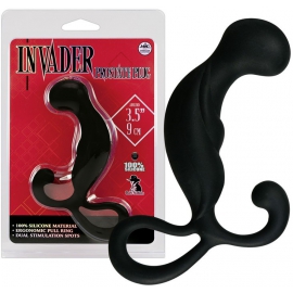 Gode anal ergonomique en silicone invader