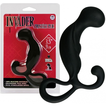 Gode anal ergonomique en silicone invader