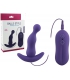 Vibromasseur anal en silicone mauve balls style - 10 vitesses