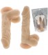Gode ventouse haut de gamme toucher peau cameron - 19 cm