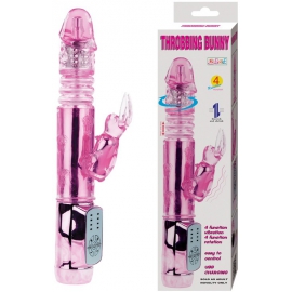 Vibromasseur rechargeable va et vient throbbing bunny dispo 11/2014