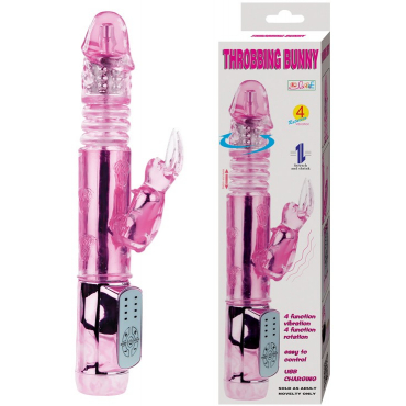 Vibromasseur rechargeable va et vient throbbing bunny dispo 11/2014