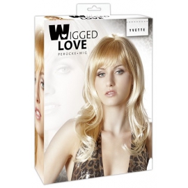Perruque blonde cheveux longs