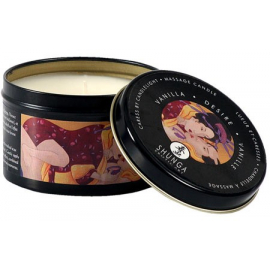 Bougie de massage desire lueur et caresse vanille