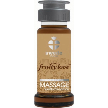 Huile de massage fruity love swede vanille canelle - 50 ml