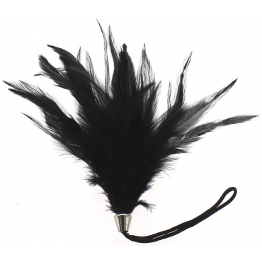 Plumeau noir 15 cm