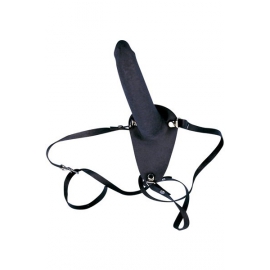 Gode ceinture noir latex
